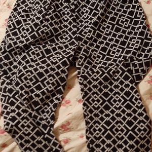 Beautiful black and white women's pants